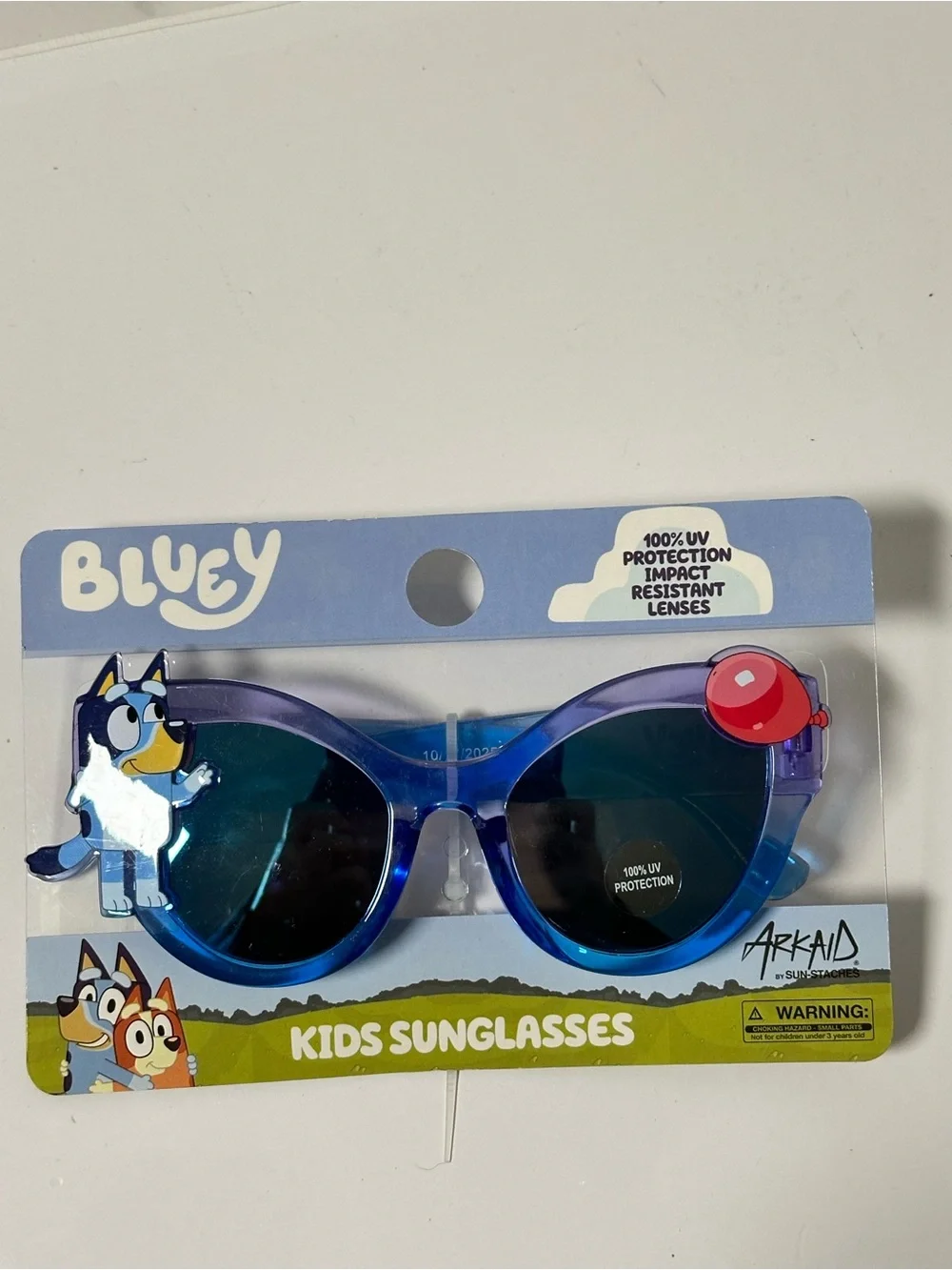 Bluey Kids Sunglasses with Purple-Blue Frame and UV Protection